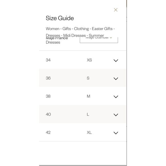 Maje Tie Back MIDI Short Sleeve Dress - NWT - Picture 12 of 12